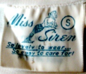 from an early 1960s nightgown - Courtesy of Alice Carpenter