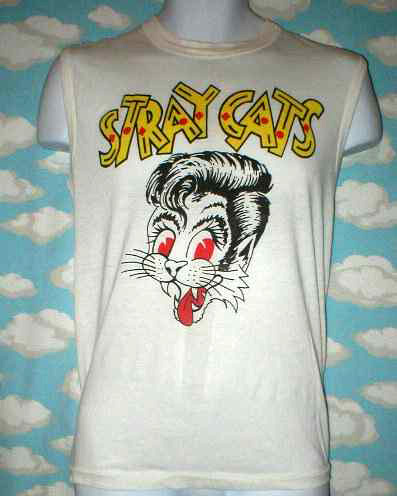 1980s Stray Cats t-shirt - Courtesy of pinkyagogo