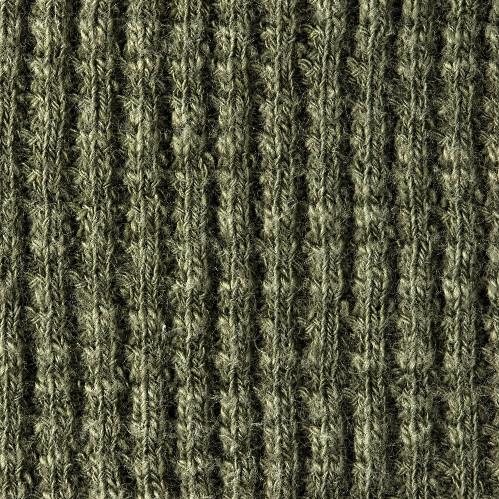 Waffle stitch knit cotton