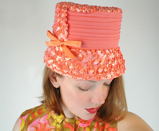 1960s tall crowned hat - Courtesy of denisebrain