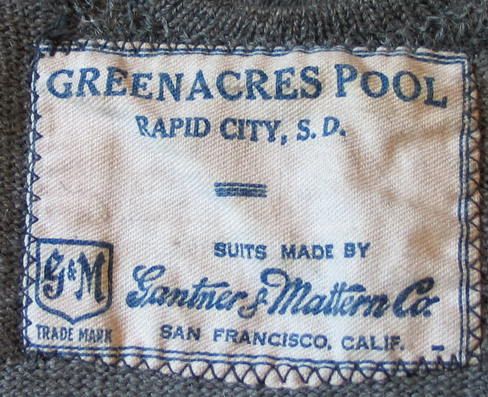 from a 1920s bathing suit  - Courtesy of vintagemerchant