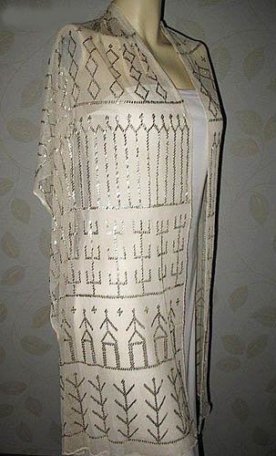  1920s Egyptian Assuit metal work shawl - Courtesy of fallsavenuevintage