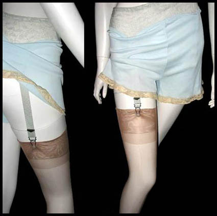 Early 1950s tap pants with attached garters - Courtesy of pinky-a-gogo
