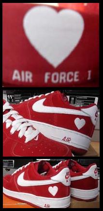 from a pair of 2002 Air Force I sneakers - Courtesy of pinky-a-gogo