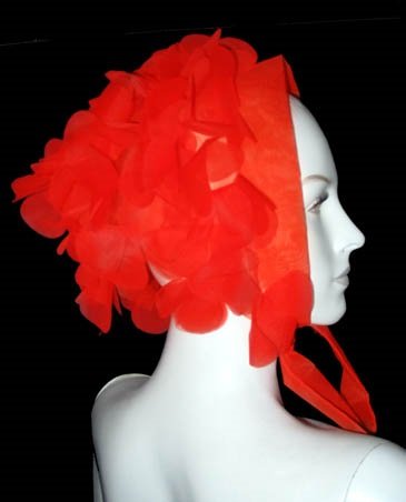 1960s red headkerchief  - Courtesy of pinkyagogo