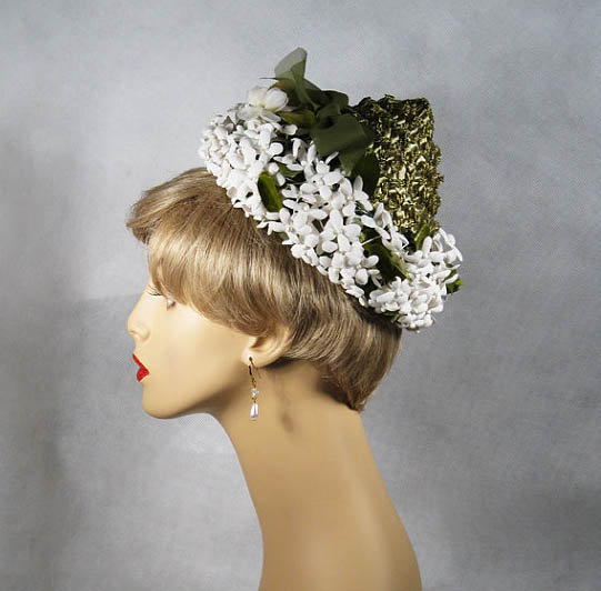 1960s Lilly Dache beehive hat  - Courtesy of alleycatsvintage