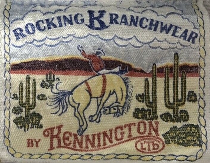 from a 1980s western shirt - Courtesy of Ranch Queen Vintage