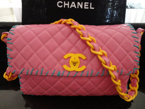 1994 limited spring Chanel waterproof handbag - Courtesy of furwise