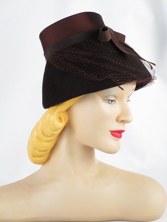 1960s lampshade hat  - Courtesy of alleycatsvintage