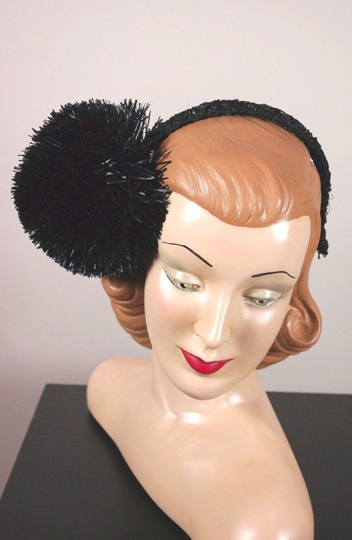 1950s puff headband  - Courtesy of vivavintageclothing