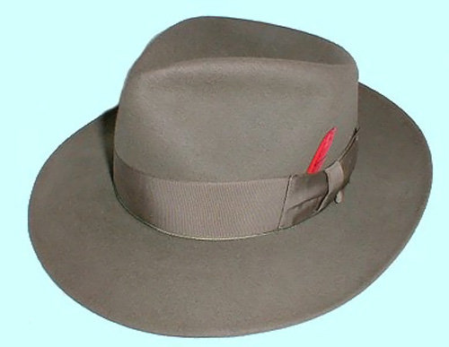 1940s Lee felt fedora with windstring - Courtesy of thespectrum
