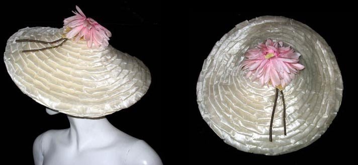 1950s conical Asian inspired hat - Courtesy of pinkyagogo