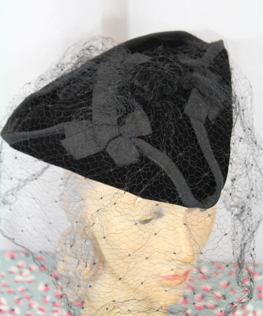 1940s tricorne hat - Courtesy of cmpollack
