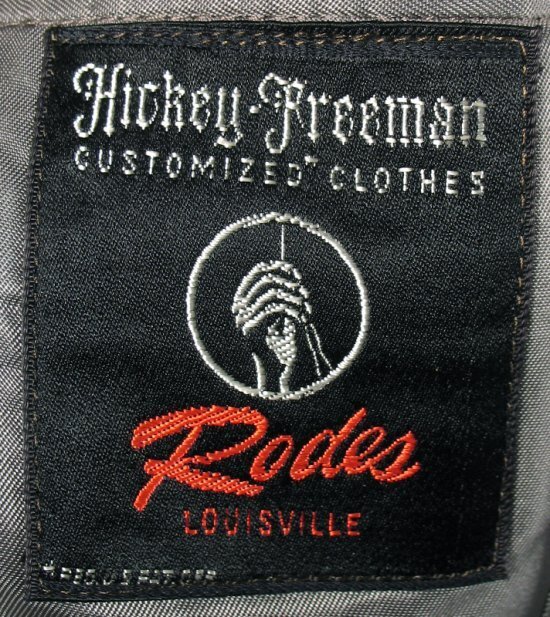 from a 1950-dated suit - Courtesy of Hollis Jenkins-Evans