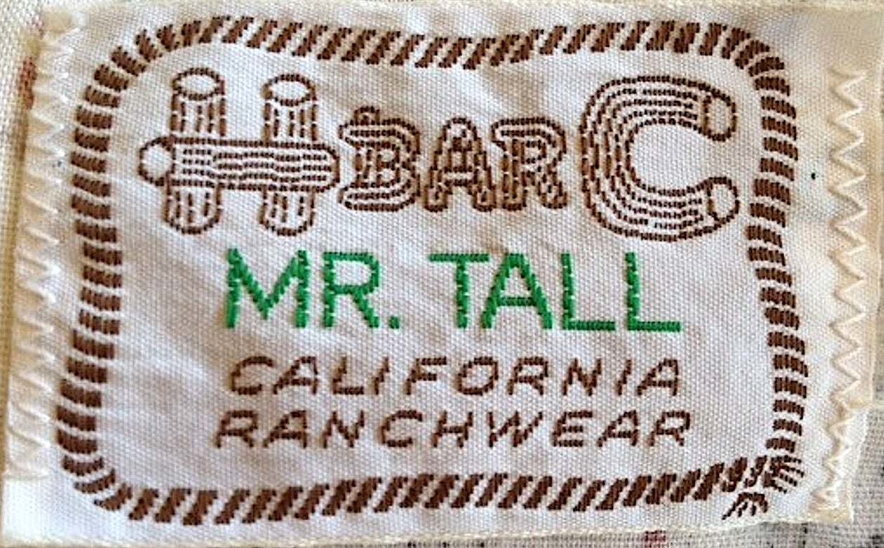 from a 1970s shirt - Courtesy of Ranch Queen Vintage