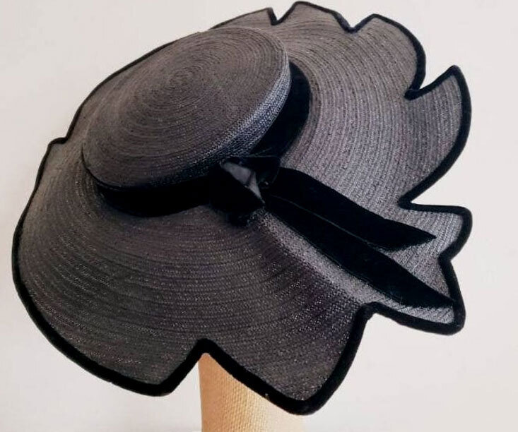1950s Halina Kirn platter hat - Courtesy of RareJuleVintage