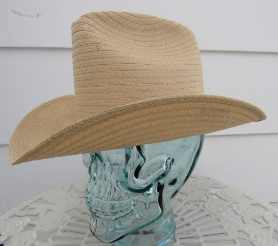 1960s High River straw cowboy hat - Courtesy of wyomingvintage