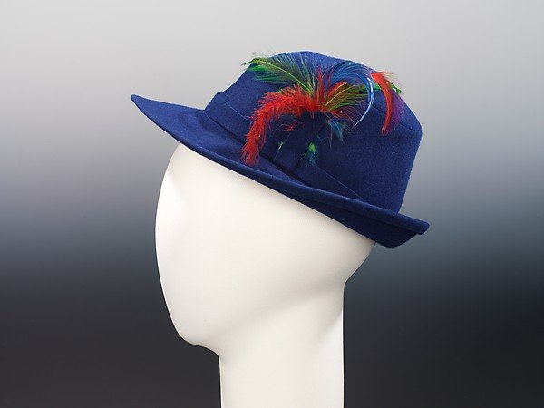 1936 Schiaparelli Tyrolean style hat  - Courtesy of the Metropolitan Museum of Art