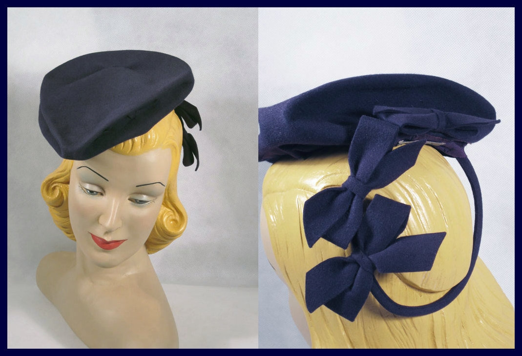 1940s toy tilt hat  - Courtesy of alleycatsvintage