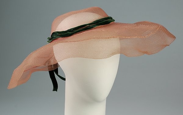 1952 Sally Victor picture hat -  Courtesy of the Metropolitan Museum of Art