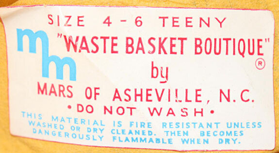 from a 1960s paper dress - Courtesy of Augusta Auctions