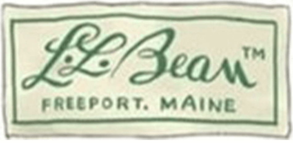 The L.L.Bean Script logo is Leon Leonwood Bean’s personal signature, which was stitched into the seam of footwear and clothing beginning in the 1950s. - Courtesy of llbean.com