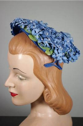 1950s Juliet cap Easter hat  - Courtesy of vivavintageclothing