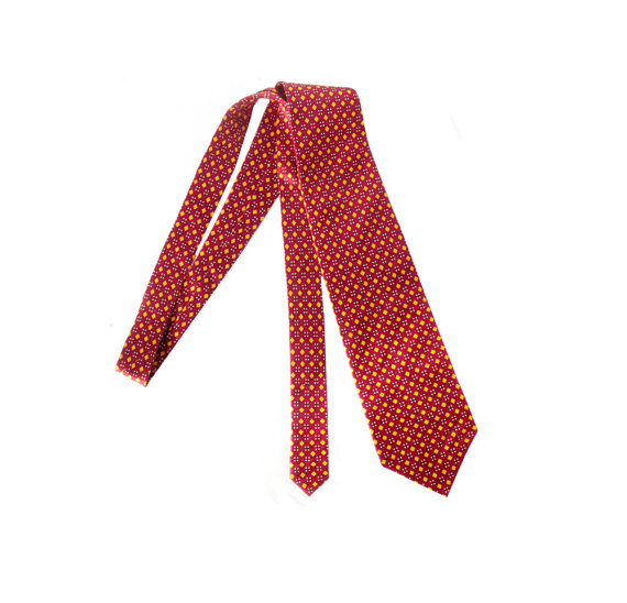 1990s Adolfo silk tie - Courtesy of royalstarvintage
