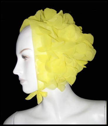 1960s yellow headkerchief  - Courtesy of pinkyagogo