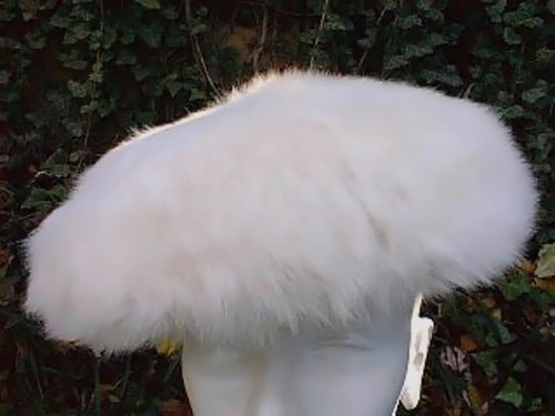 1960s fur mushroom hat - Courtesy of thespectrum