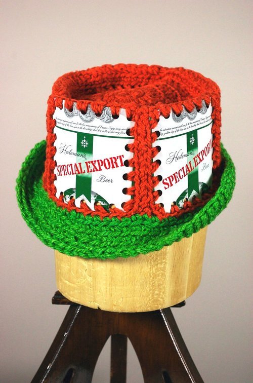 1970s beer can novelty hat -  Courtesy of vivavintageclothing