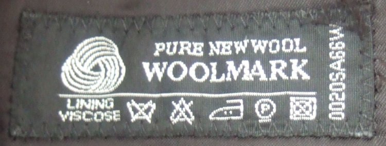 a 1999 wool mark   - Courtesy of stellarosevintage