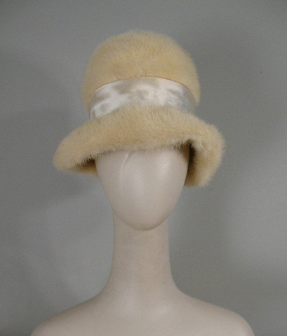 1960s mink bubble hat  - Courtesy of coutureallure