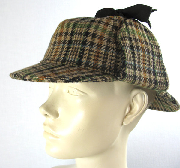 Christies of London Sherlock Deerstalker hat -  Courtesy of themerchantsofvintage
