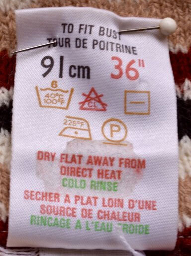 from a 1970s sweater - Courtesy of RetroRuthUK