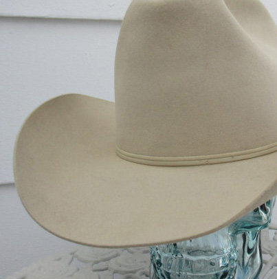 1950s brim on cowboy hat - Courtesy of wyomingvintage