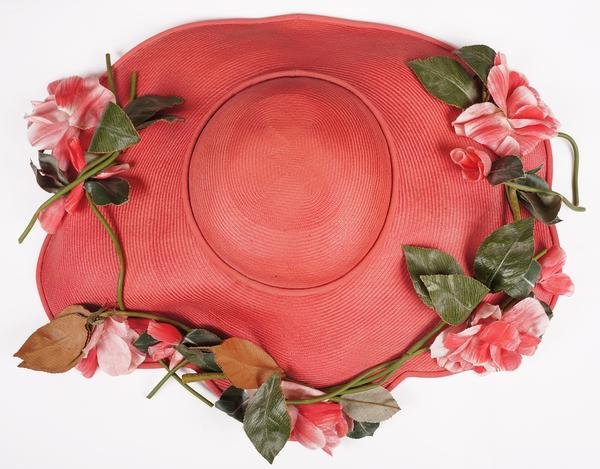1940s Laddie Northridge platter hat - Courtesy of poppysvintageclothing