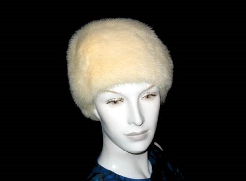 1960s mink bubble hat  - Courtesy of pinkyagogo