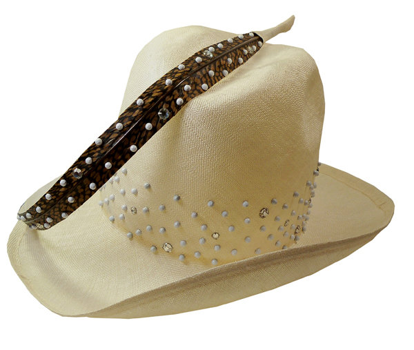 1970s Mr. John cowboy inspired ladies hat - Courtesy of pinkyagogo