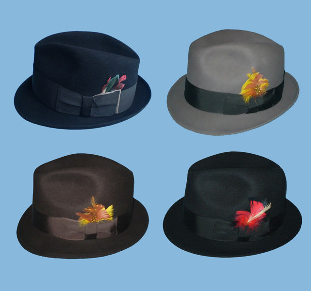 1960s felt trilby hats - Courtesy of thespectrum