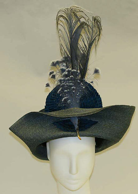1912 French straw tricorne  - Courtesy of the Metropolitan Museum of Art