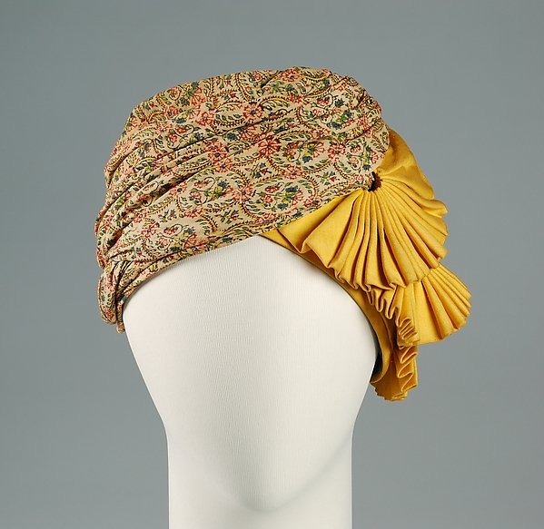 1941 Sally Victor turban  - Courtesy of the Metropolitan Museum of Art