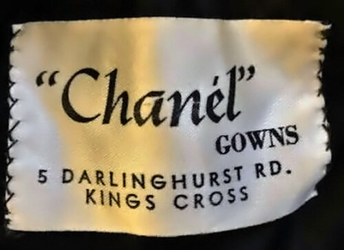 from a 1950s Australian-made dress, not authentic Chanel - Courtesy of GemGem