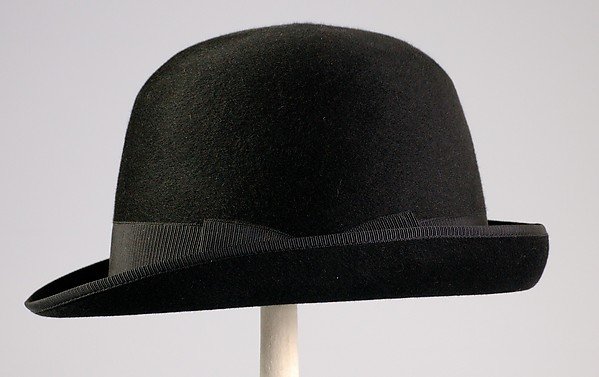 1978 Saks Fifth Avenue Homburg hat - Courtesy of the Metropolitan Museum of Art
