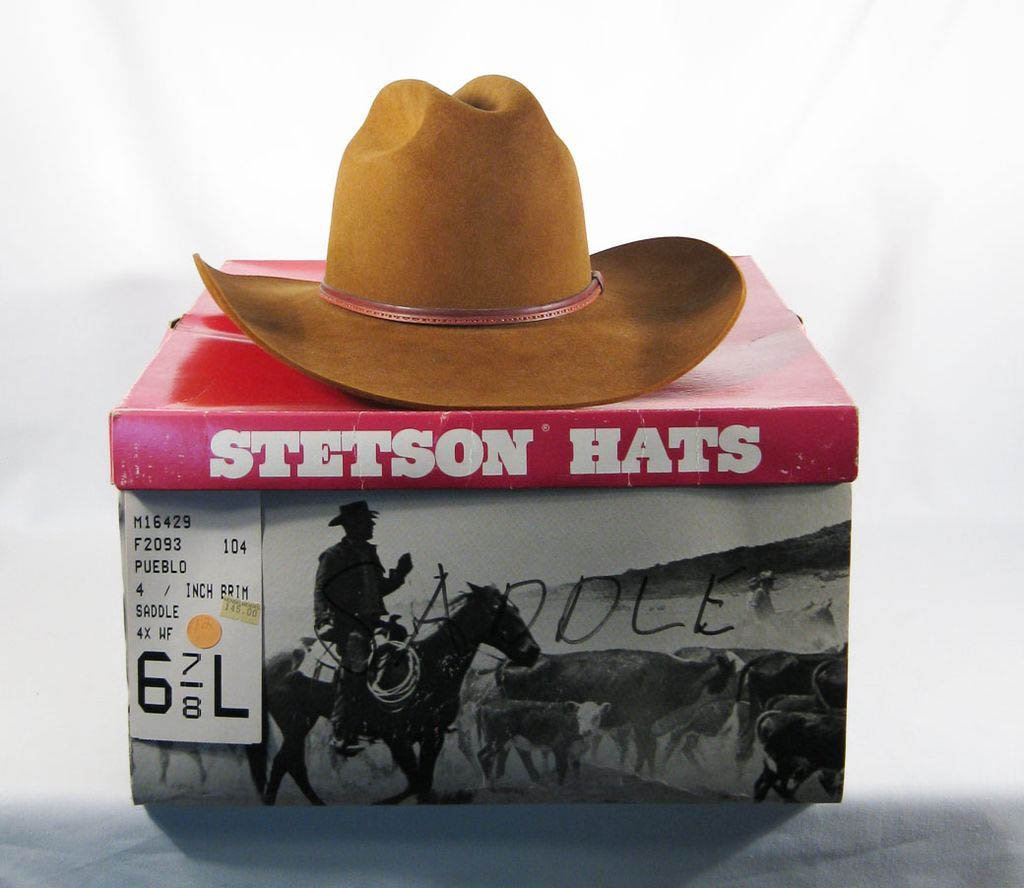 1980s Stetson beaver felt cowboy hat  - Courtesy of alleycatsvintage