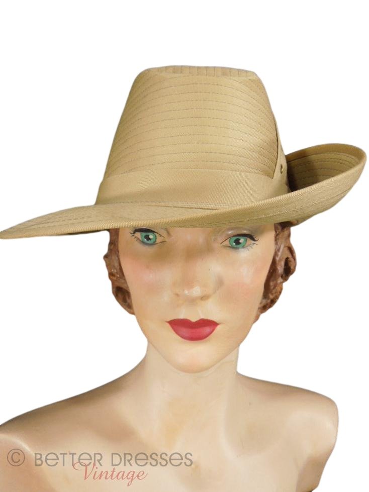 1970s Dobbs safari hat  - Courtesy of betterdressesvintage