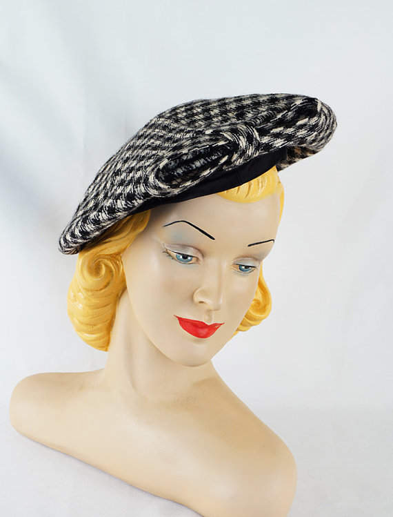 1940s oversized beret - Courtesy of alleycatsvintage