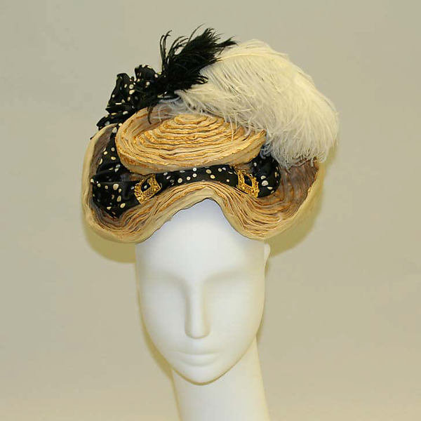 1901-02 American tricorne hat  - Courtesy of the Metropolitan Museum of Art