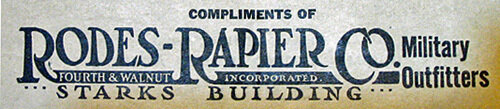 from a 1918 Rodes-Rapier ad - Courtesy of Hollis Jenkins-Evans
