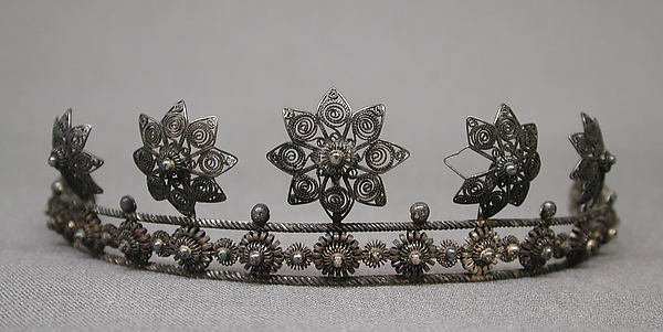 1873 Norwegian silver tiara  - Courtesy of the Metropolitan Museum of Art